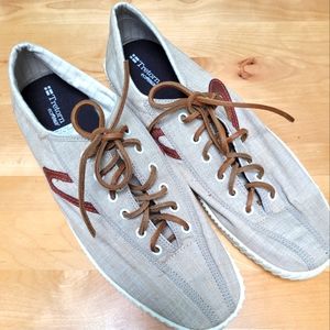 TRETORN | Eco OrthoLite Canvas with Leather Laces, Sz 11 1/2